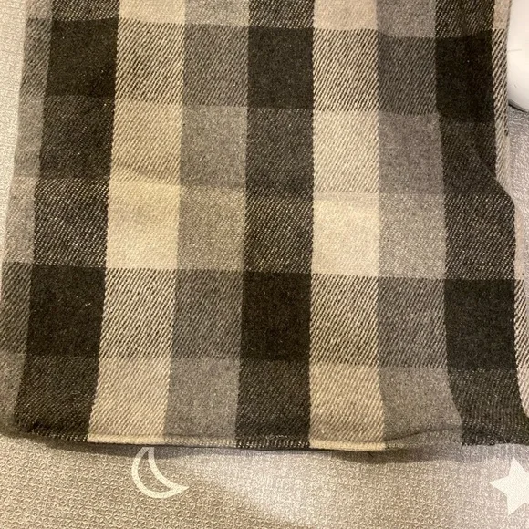 EQ3 plaid wool pillow cover - Picture 3 of 6